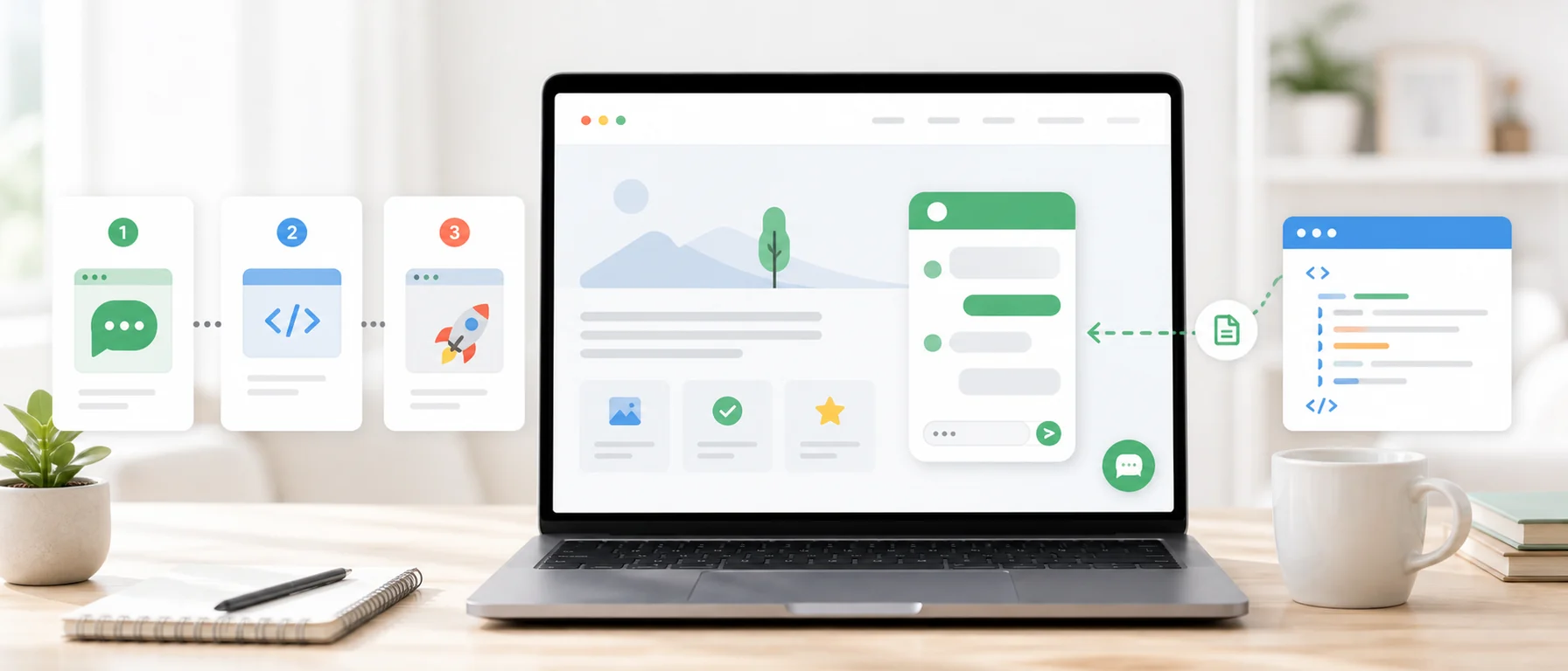 Step-by-step installation of a free live chat widget on a website