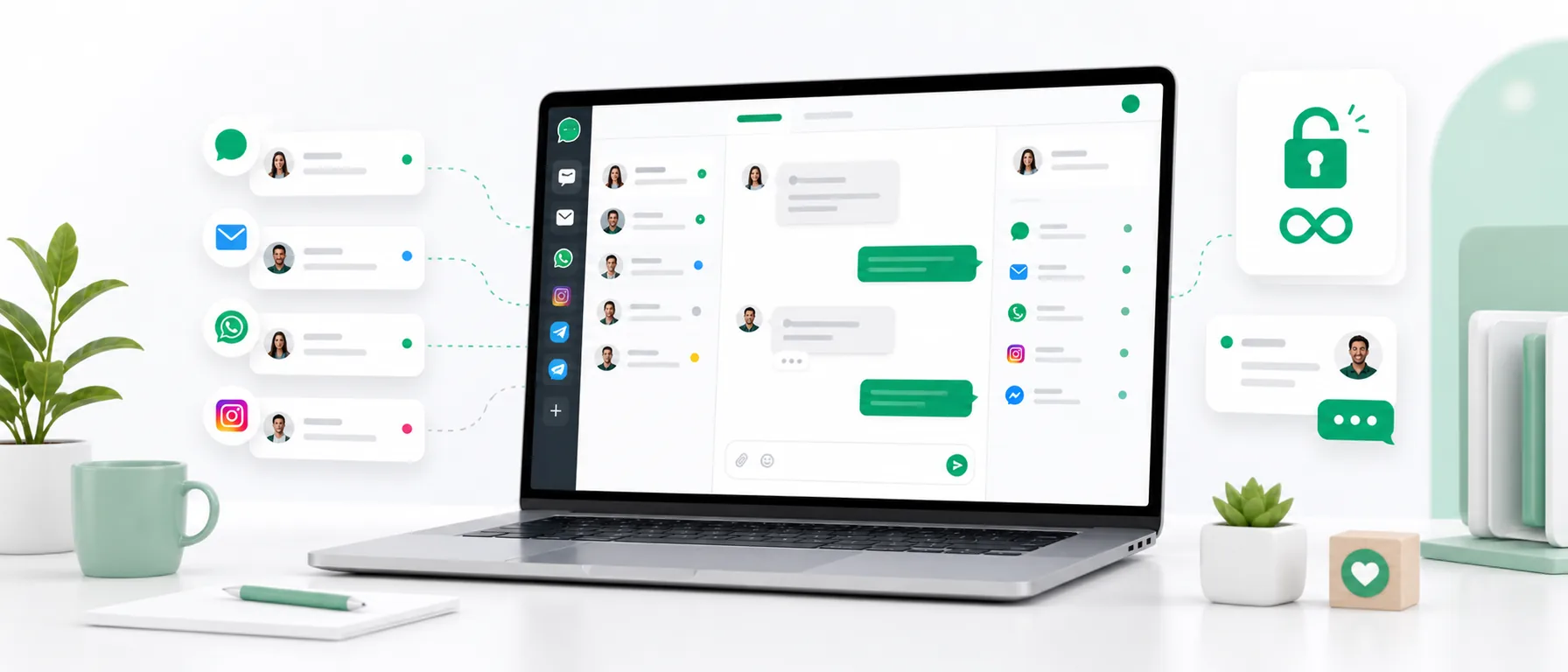 Comparison of free live chat, one inbox and AI translations as a Tidio alternative